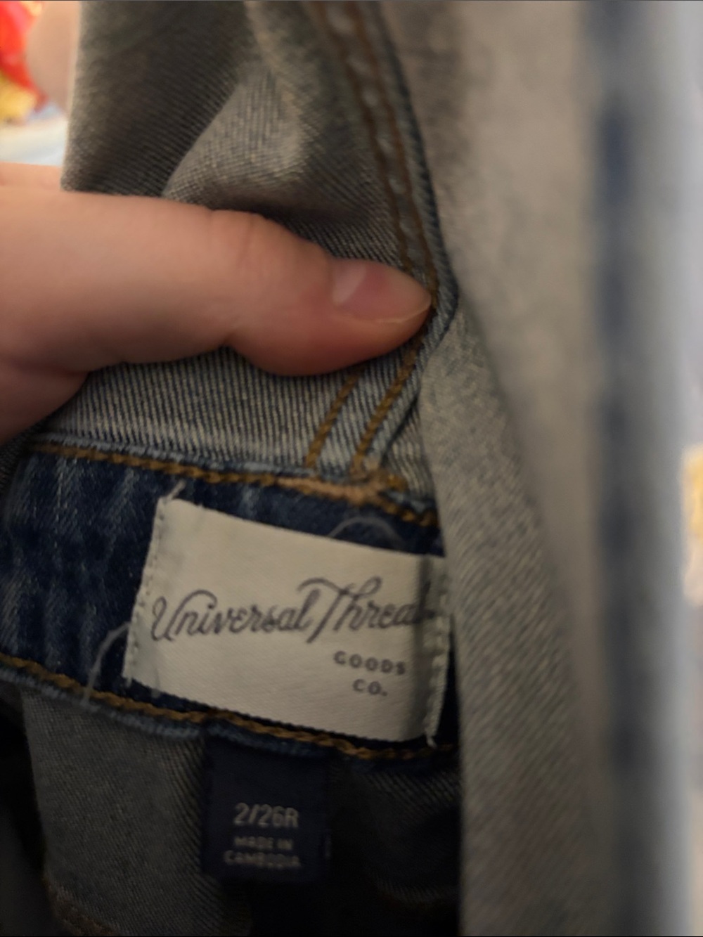 Universal Thread Women's Blue Denim Overalls - Picture 2 of 5